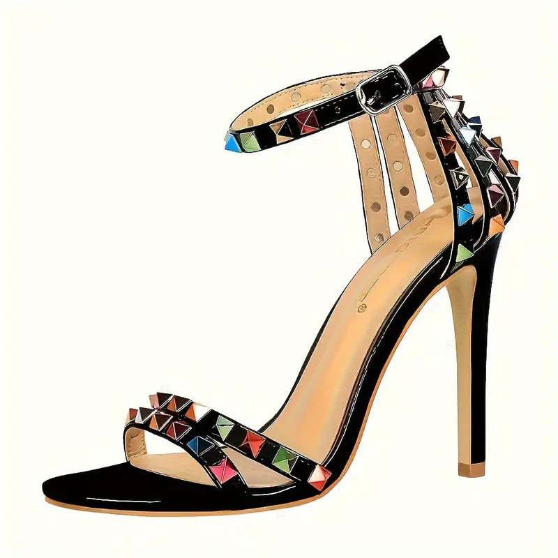 European Chic Roman High-Heeled Sandals