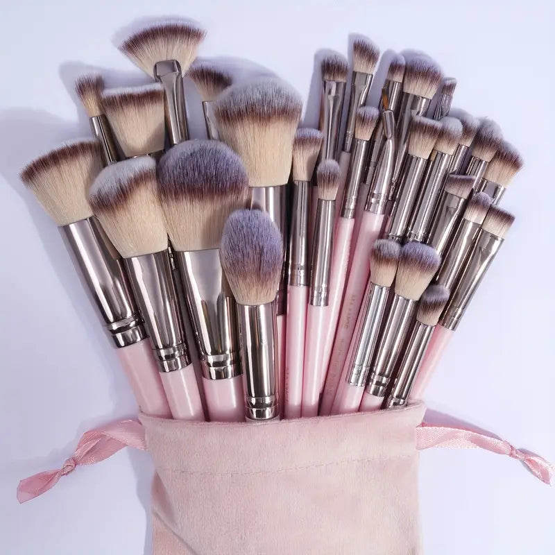 Soft Bristle Makeup Brush Kit