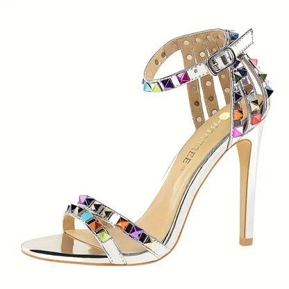 European Chic Roman High-Heeled Sandals