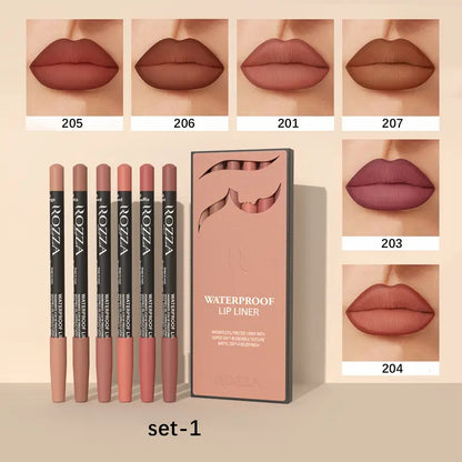 Lipliner Set - Waterproof & Beginner-Friendly