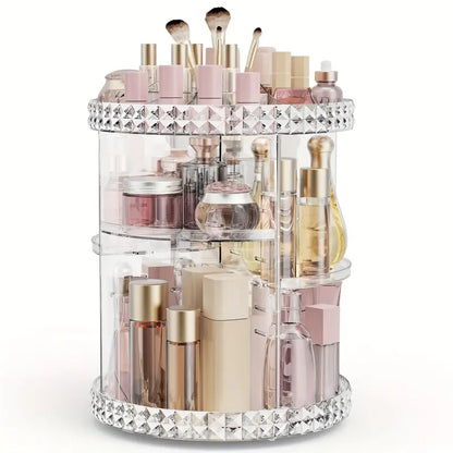 High-Capacity Cosmetic Storage for Vanity