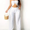 Two-Piece Outfit - Halter Top & Long Pants