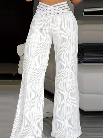 Everyday Essential High-Waisted Wide-Leg Pants