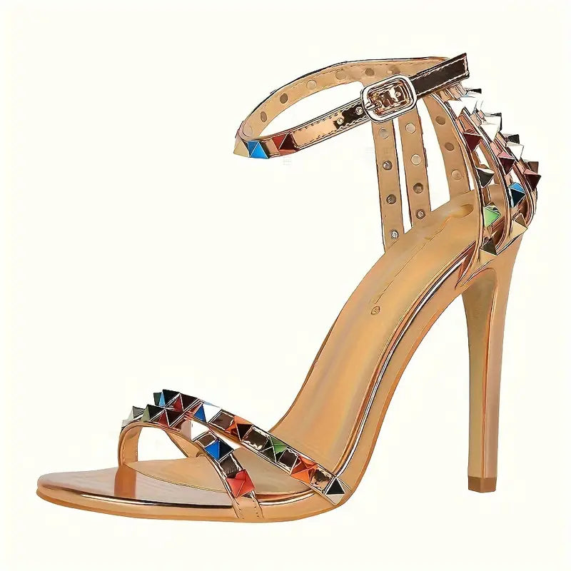 European Chic Roman High-Heeled Sandals