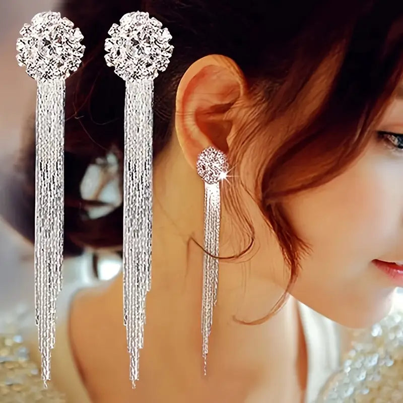 Luxe Tassel Earrings for Brides 💎