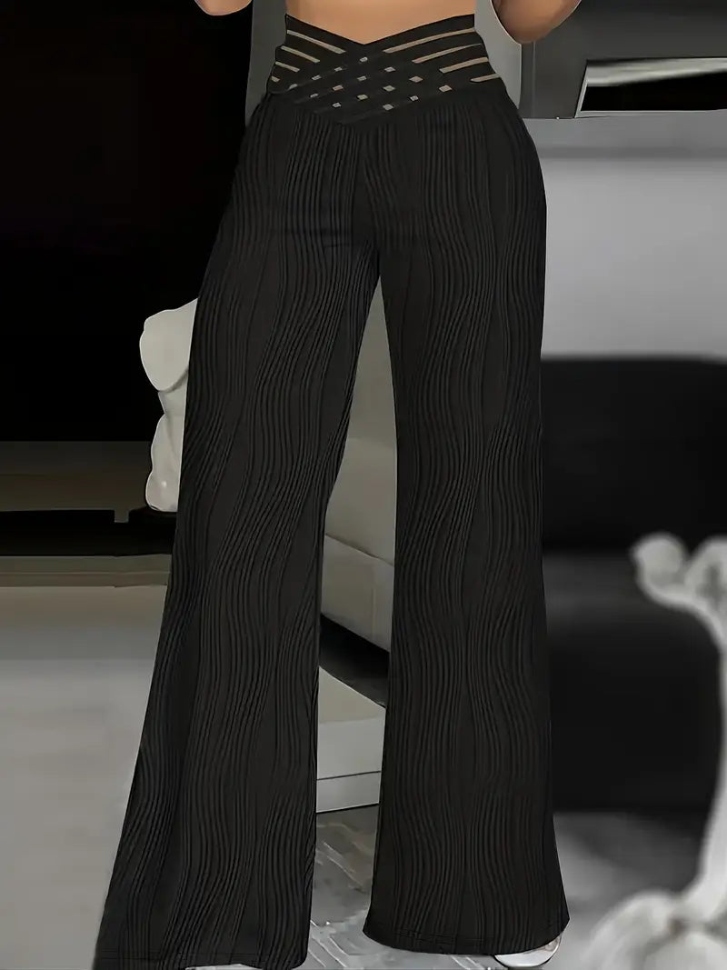 Everyday Essential High-Waisted Wide-Leg Pants