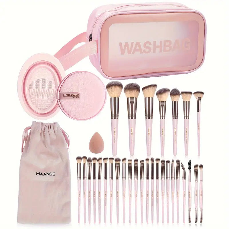 Soft Bristle Makeup Brush Kit